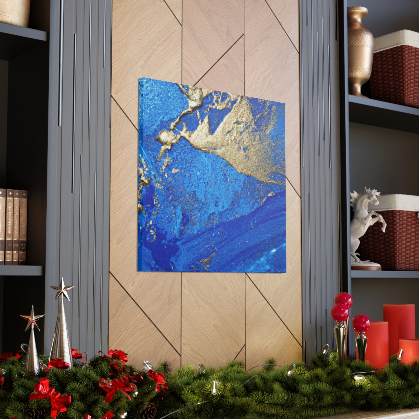 Prince Aldorarius of Richandor - Master of Gold and Blue. - Canvas