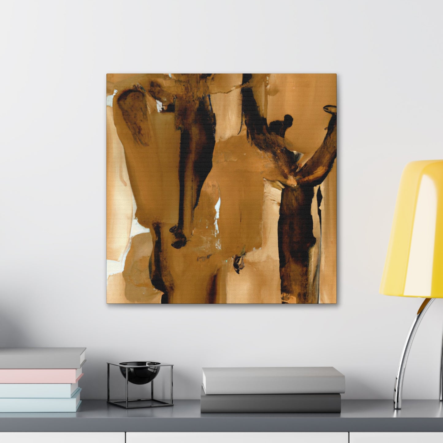 Golden Royal's Reflections by Johann Grennewald - Canvas