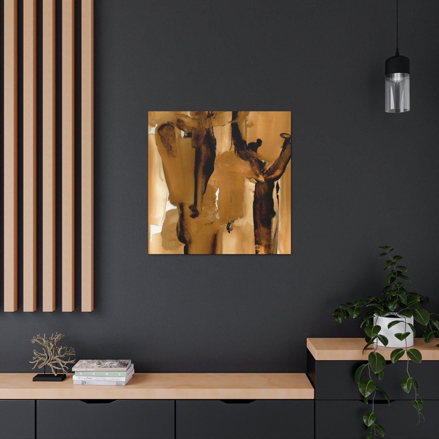 Golden Royal's Reflections by Johann Grennewald - Canvas