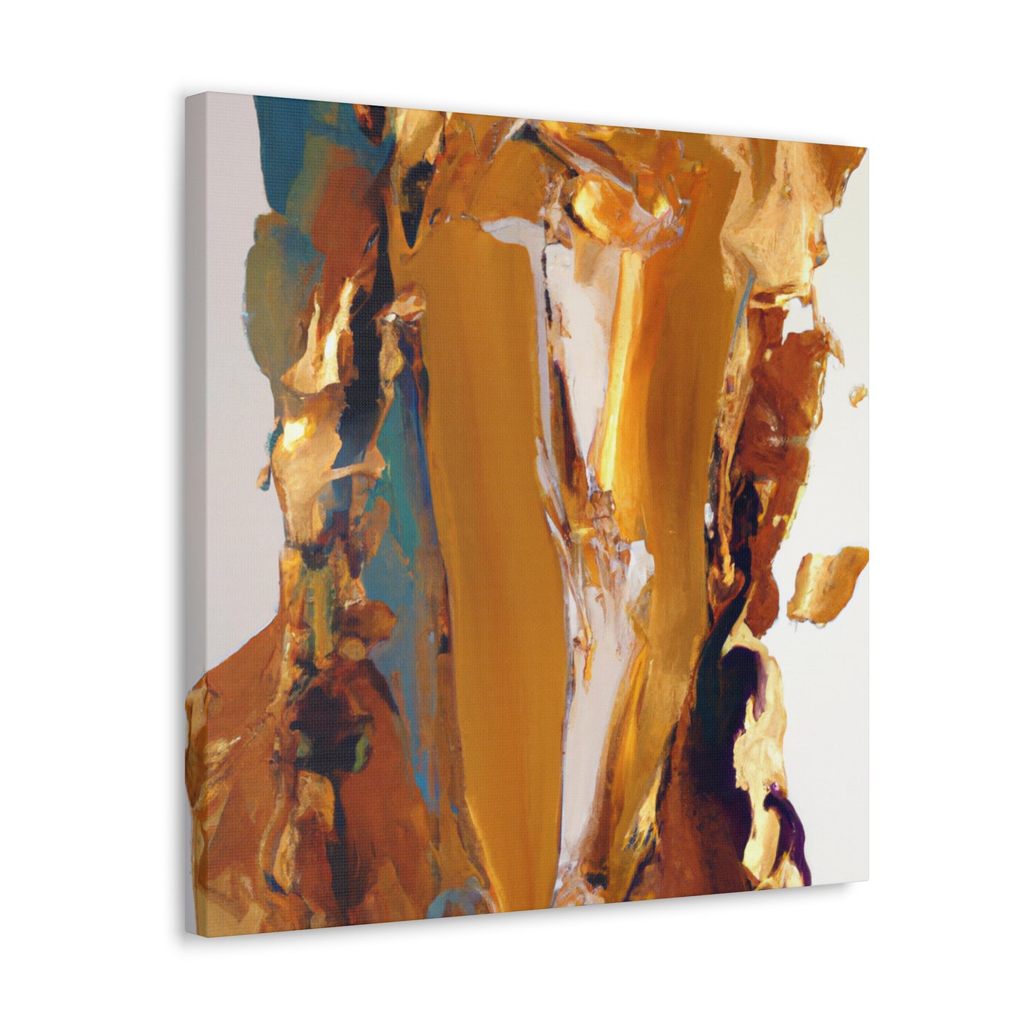 This painting has been crafted by 16th-century master artist, Aristoine de la Grande Lumière ("Aristoine of the Grand Light"), the master of Gold Decorative Art. - Canvas