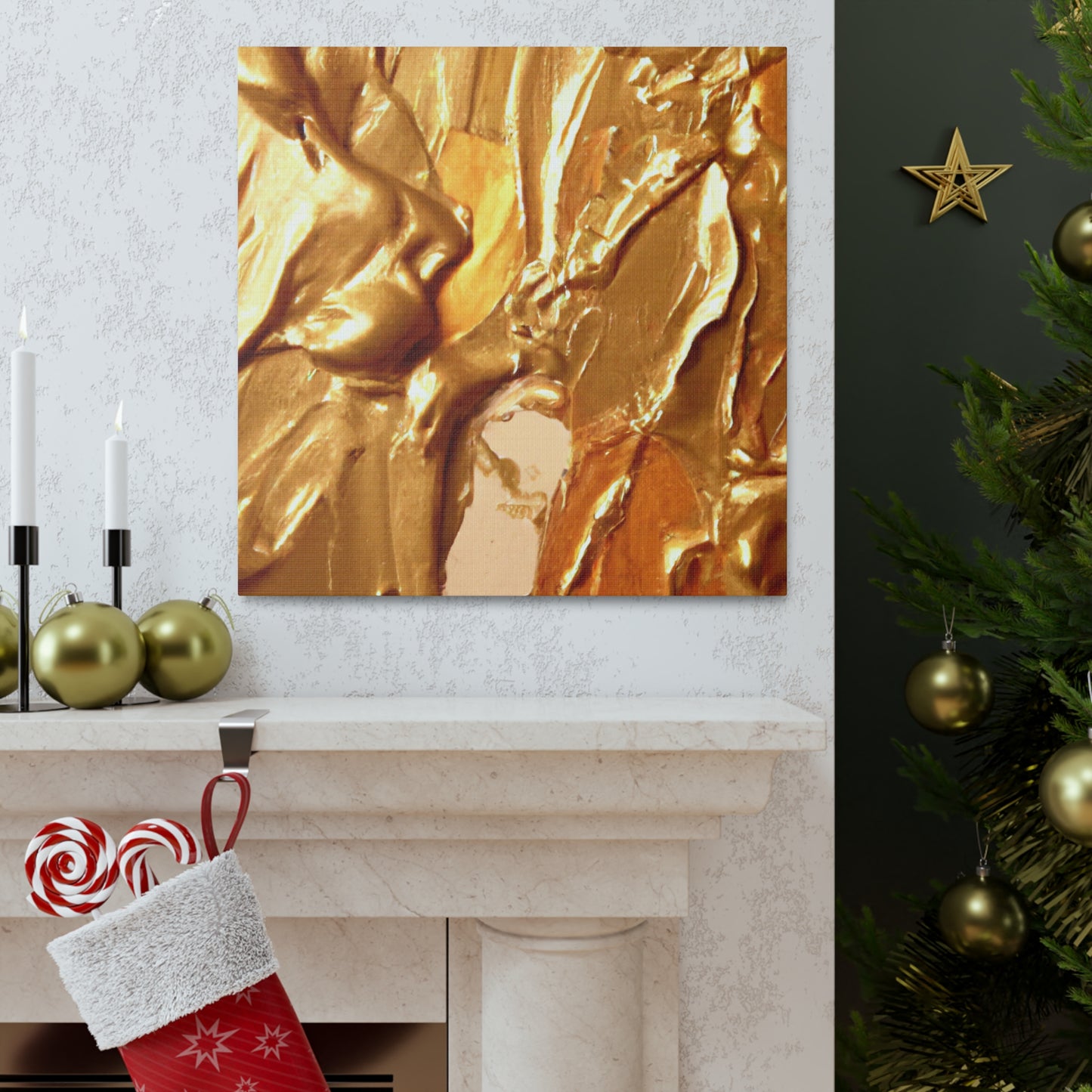 .
Leonardo di Oro' (Leonardo of Gold) - Canvas