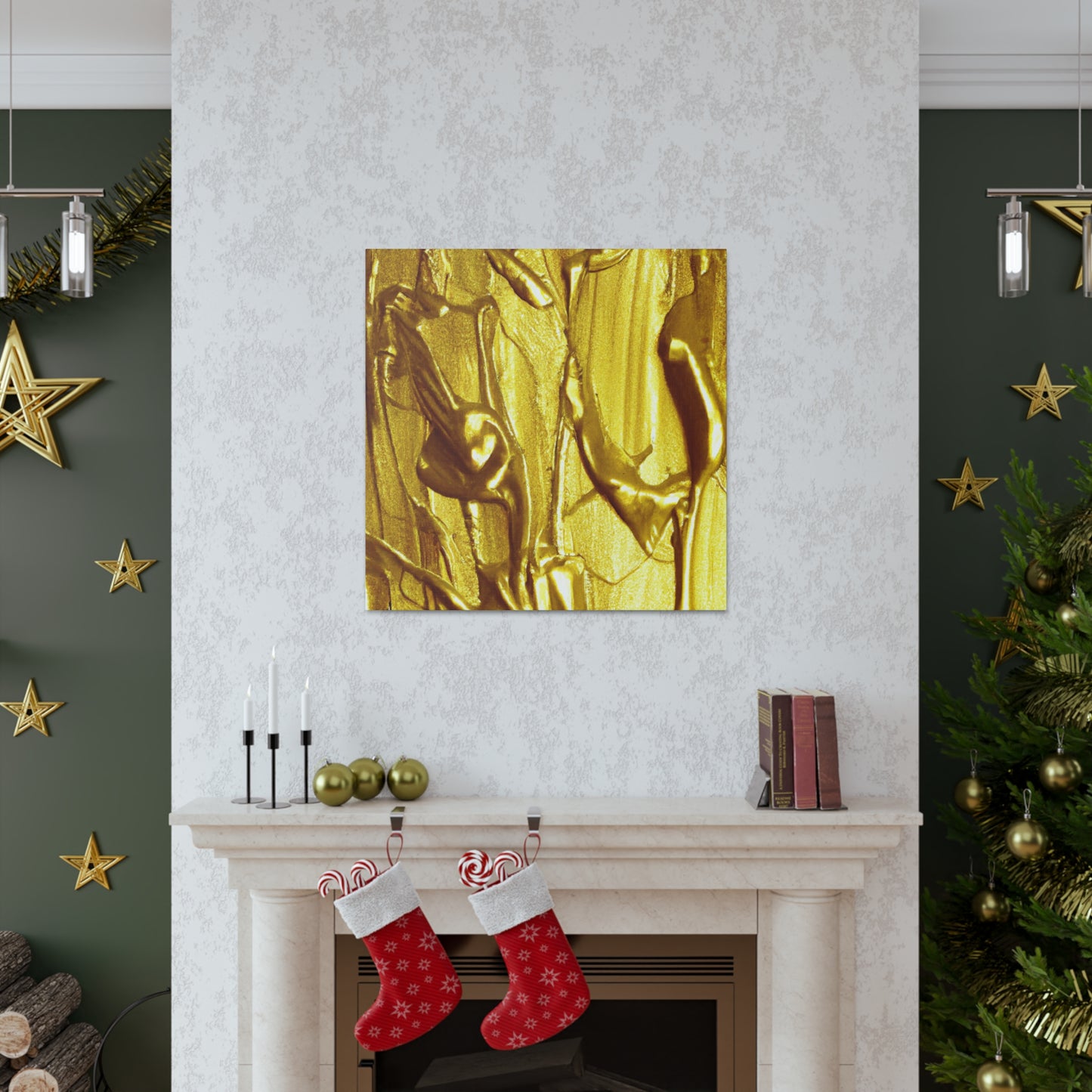 FOR MUSEUMS
Golden Christopher - The Master of Gold and Rich Life Paintings - Canvas