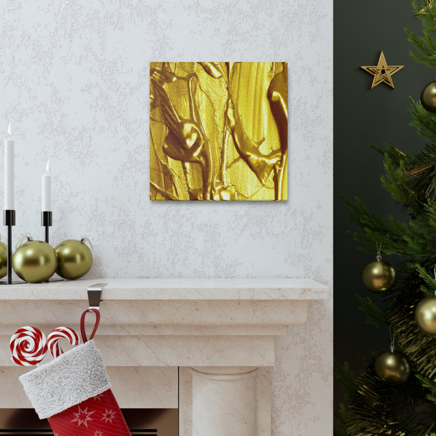 FOR MUSEUMS
Golden Christopher - The Master of Gold and Rich Life Paintings - Canvas