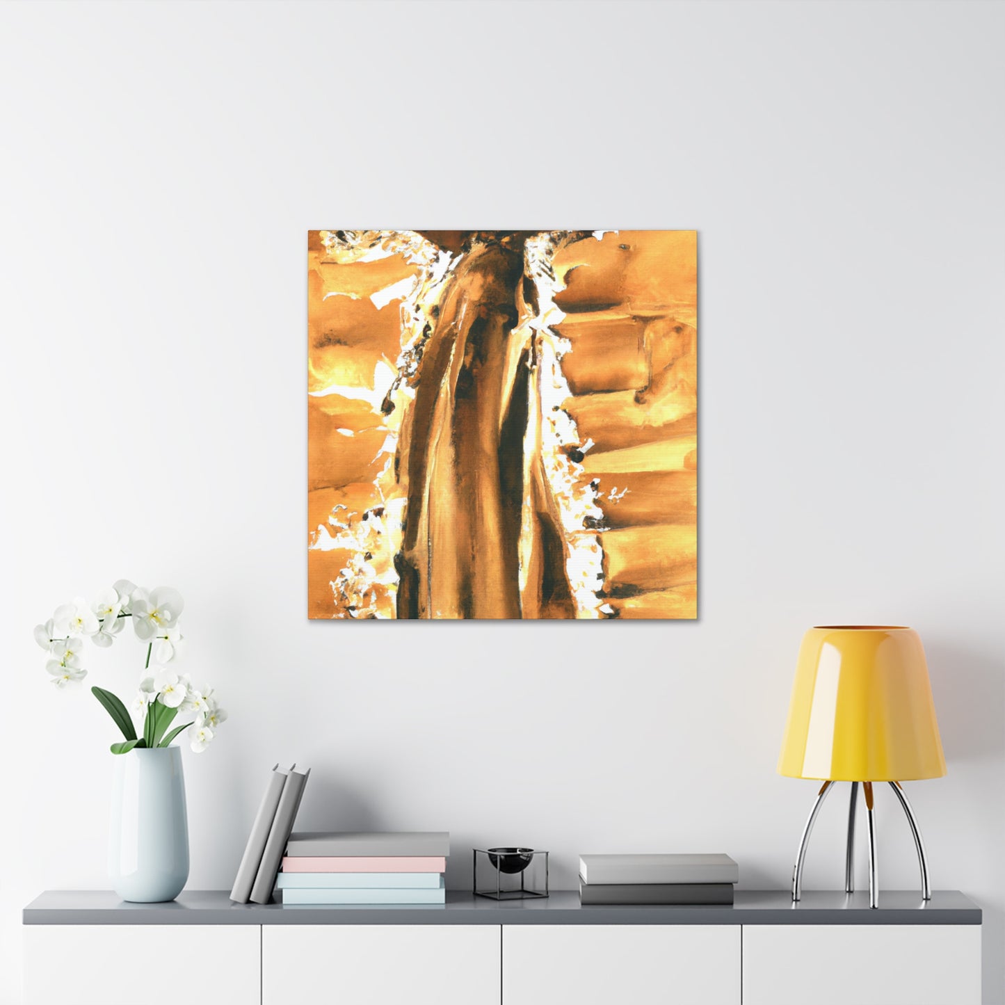 & AI IS NOT LEGALLY ALLOWED
Theo Marigold: Master of the Golden Life. - Canvas