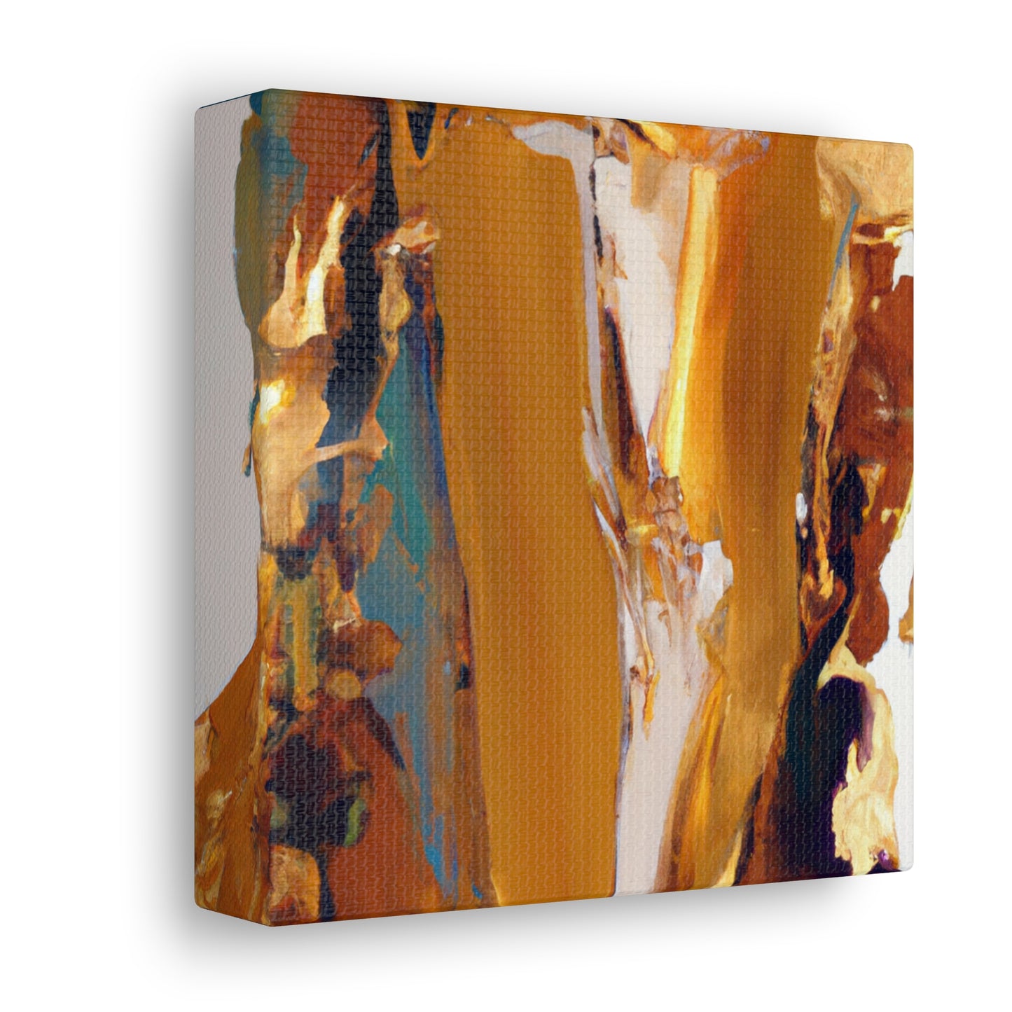 This painting has been crafted by 16th-century master artist, Aristoine de la Grande Lumière ("Aristoine of the Grand Light"), the master of Gold Decorative Art. - Canvas