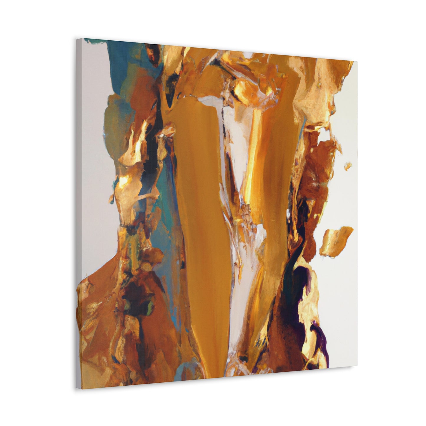 This painting has been crafted by 16th-century master artist, Aristoine de la Grande Lumière ("Aristoine of the Grand Light"), the master of Gold Decorative Art. - Canvas