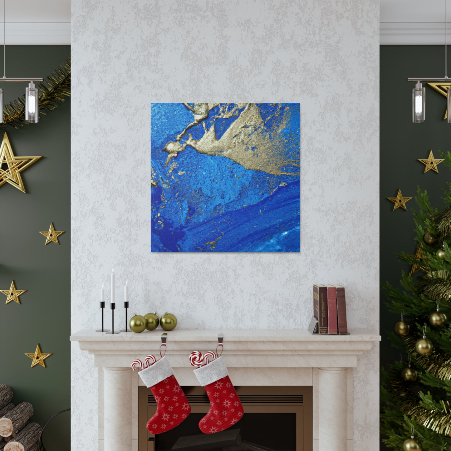 Prince Aldorarius of Richandor - Master of Gold and Blue. - Canvas