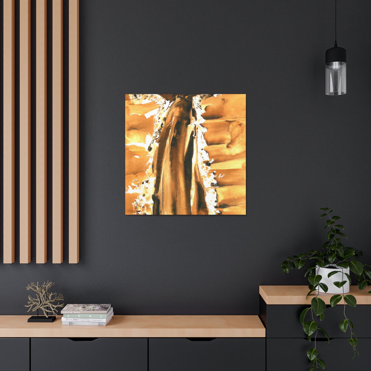 & AI IS NOT LEGALLY ALLOWED
Theo Marigold: Master of the Golden Life. - Canvas