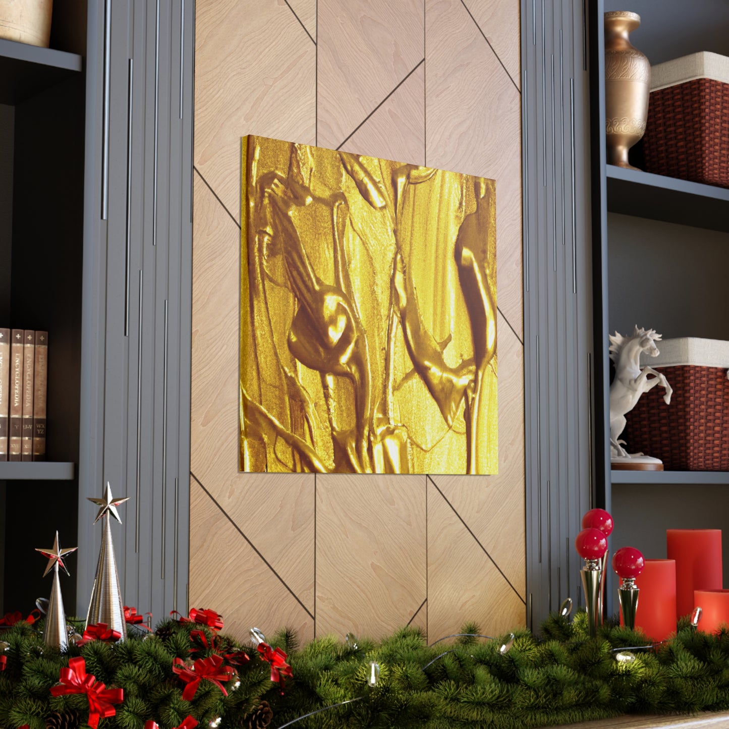FOR MUSEUMS
Golden Christopher - The Master of Gold and Rich Life Paintings - Canvas