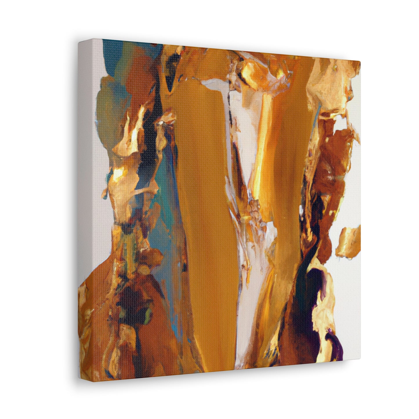 This painting has been crafted by 16th-century master artist, Aristoine de la Grande Lumière ("Aristoine of the Grand Light"), the master of Gold Decorative Art. - Canvas