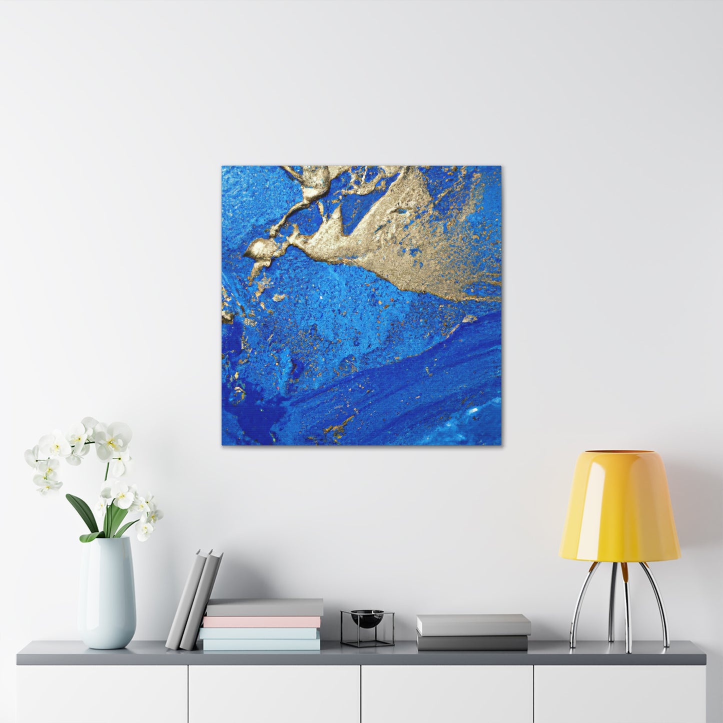 Prince Aldorarius of Richandor - Master of Gold and Blue. - Canvas