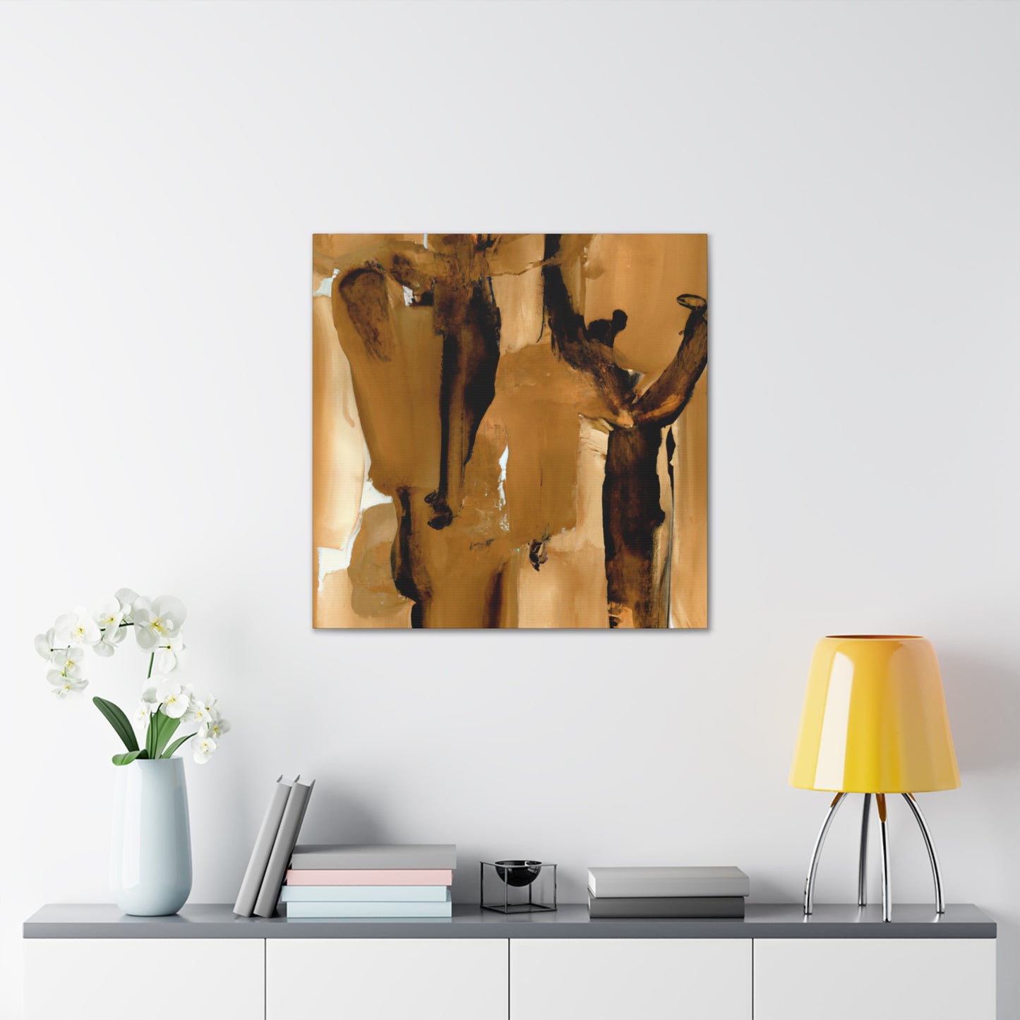 Golden Royal's Reflections  by Johann Grennewald - Canvas