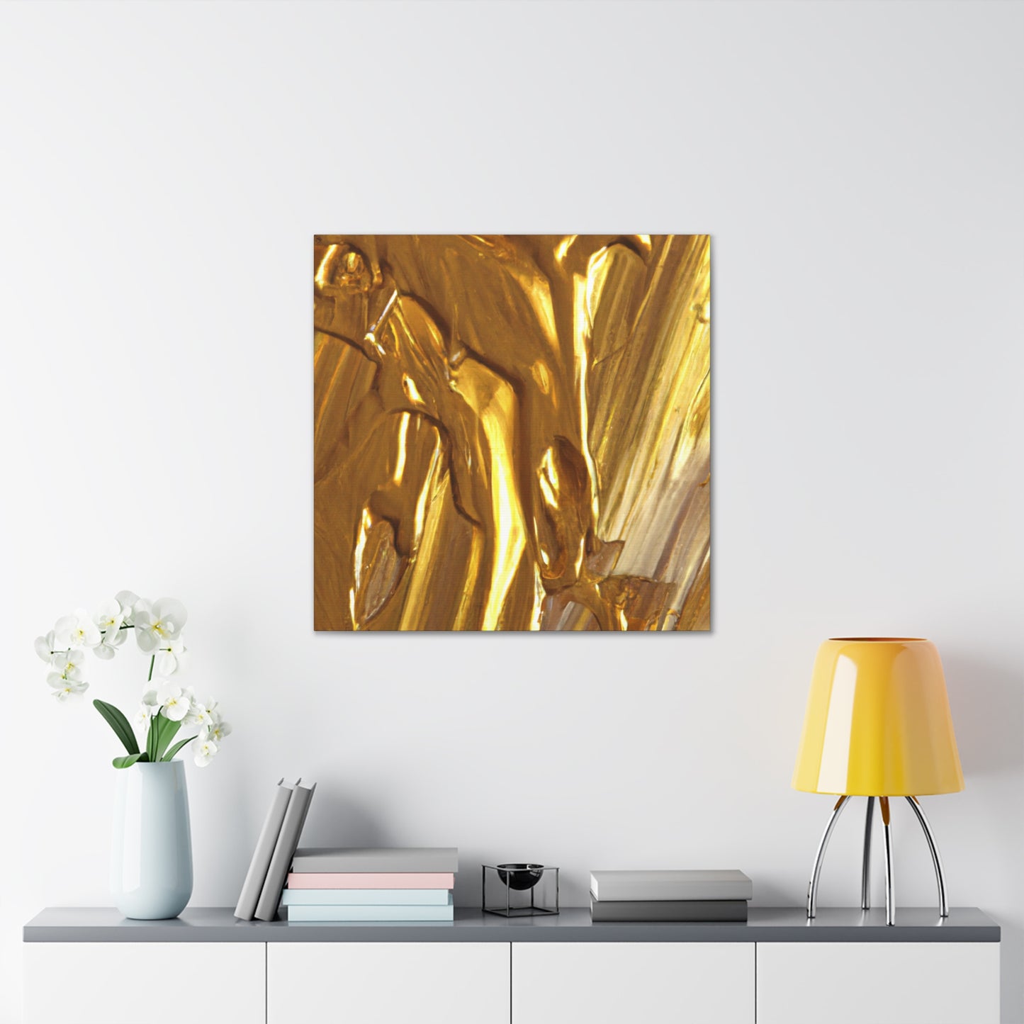 Gabrielle d'Or (meaning "Gold of Gabrielle") - Canvas