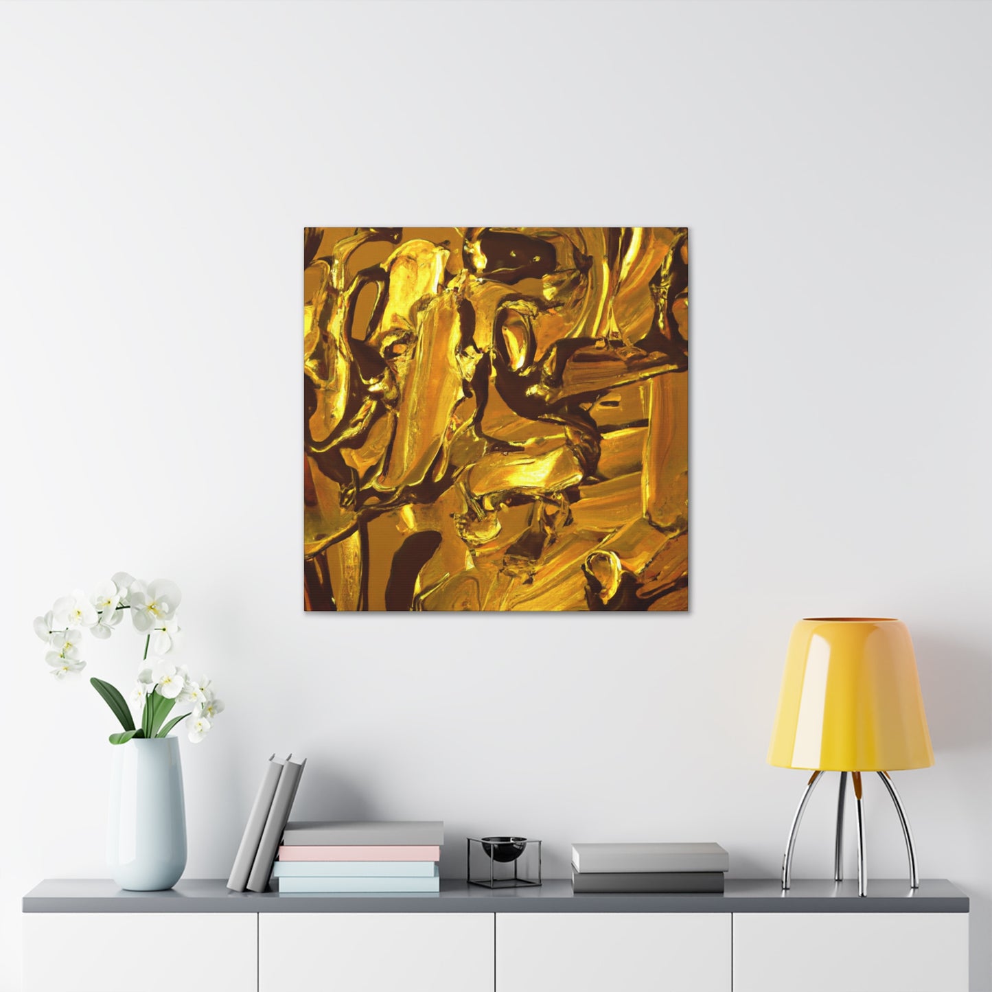 The Golden Grandeur of Queen Anne Thomasina - Canvas