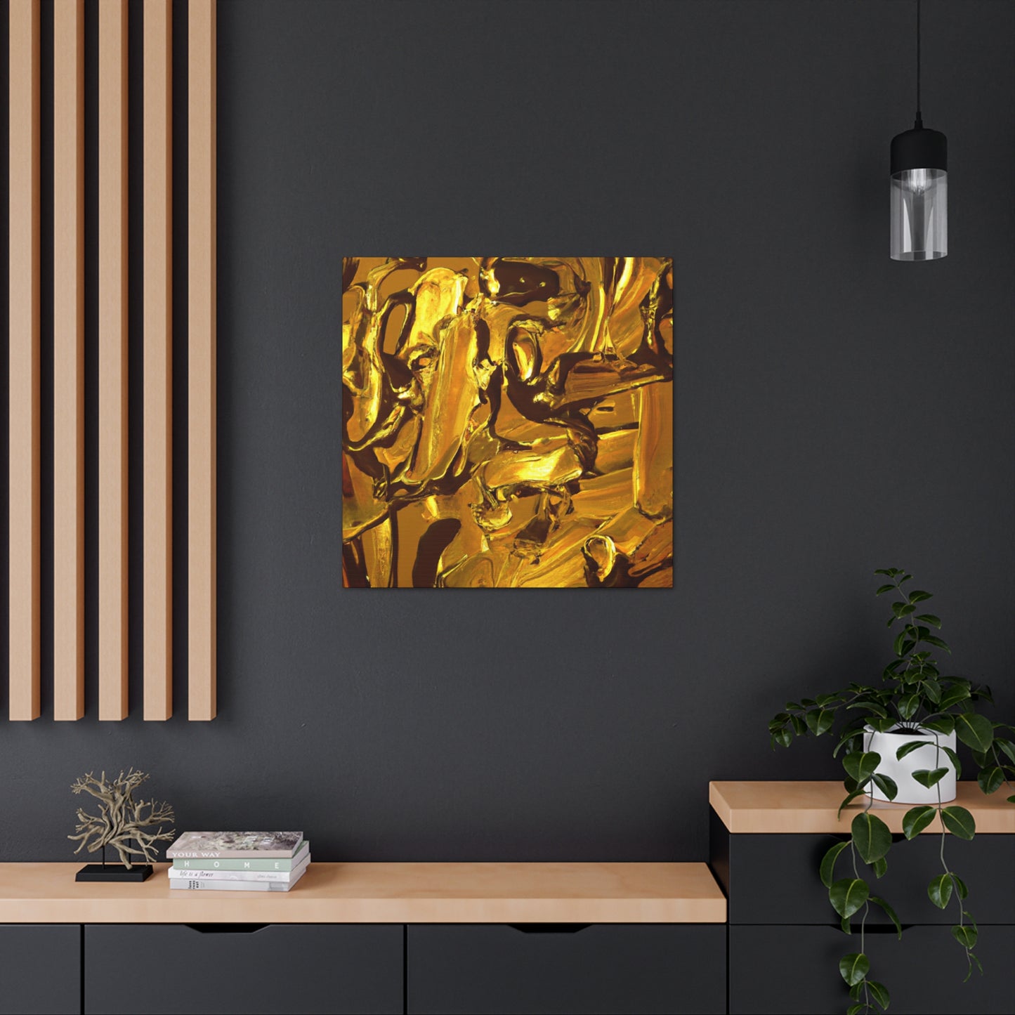 The Golden Grandeur of Queen Anne Thomasina - Canvas