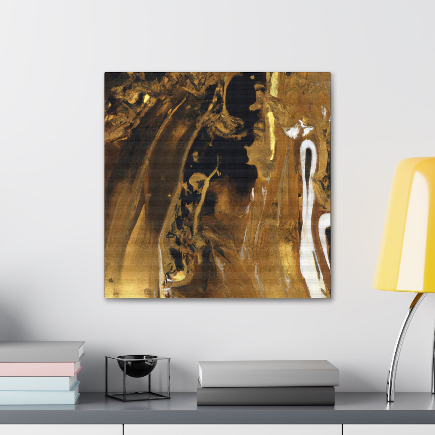 Lady Golden Grandeur - Canvas