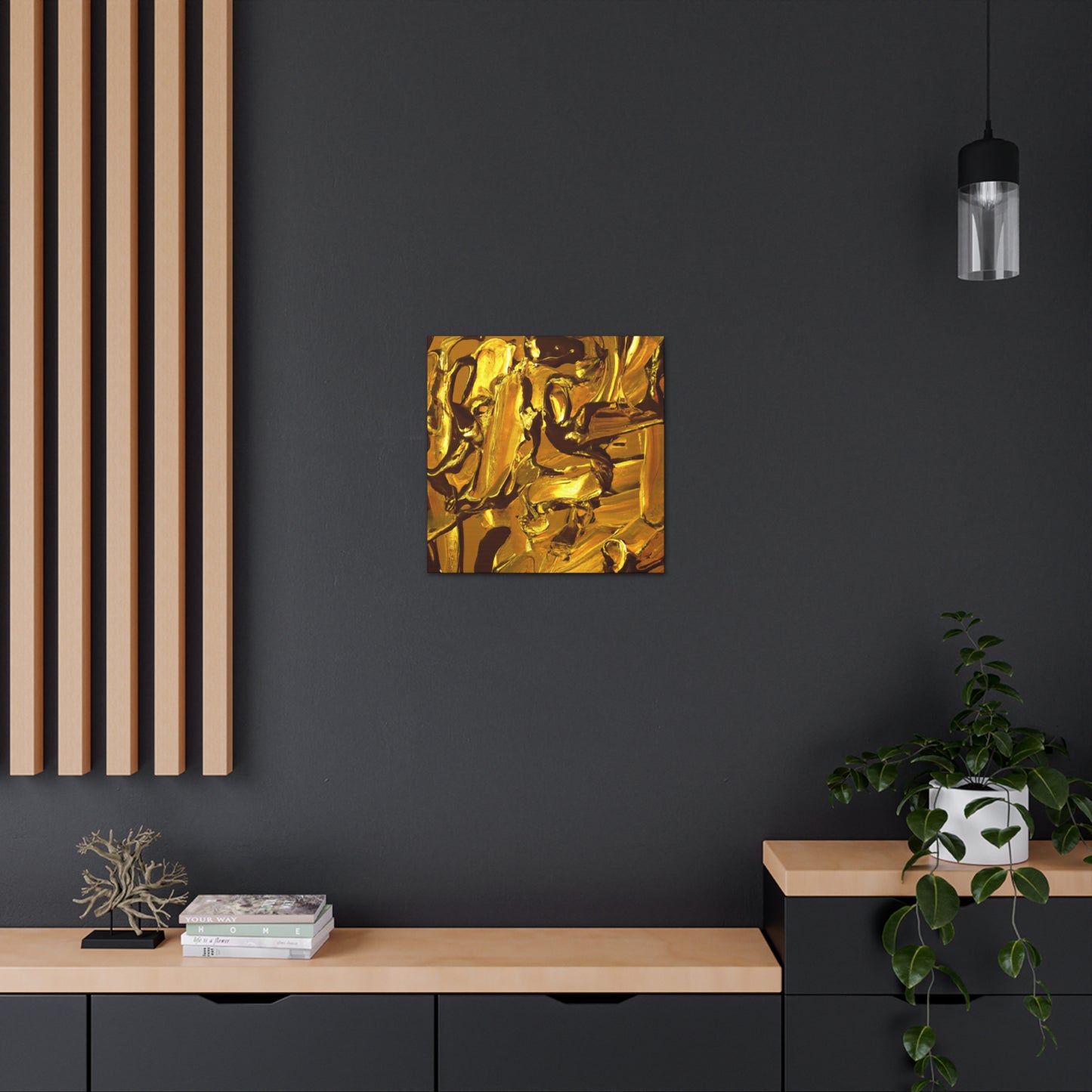 The Golden Grandeur of Queen Anne Thomasina - Canvas