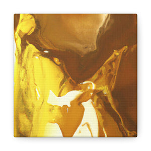 Golden Armandina (or Armandina, the Golden Artist) - Canvas