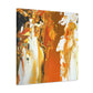 Glittering Gold Joysefiner - Canvas