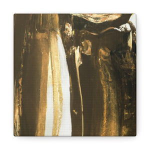 The Gilded Lady: Aurora Iris - Canvas