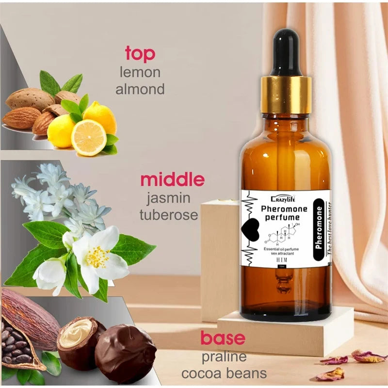 Pheromone Attraction Unisex Perfume Oil