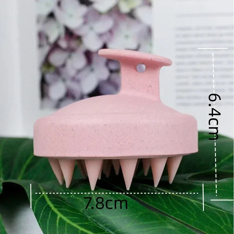 Silicone Scalp Massage Shampoo Brush