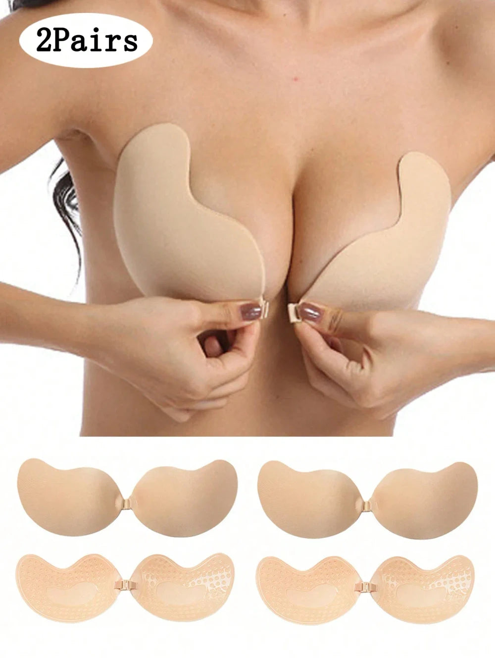 Sticky Push-Up Invisible Bra