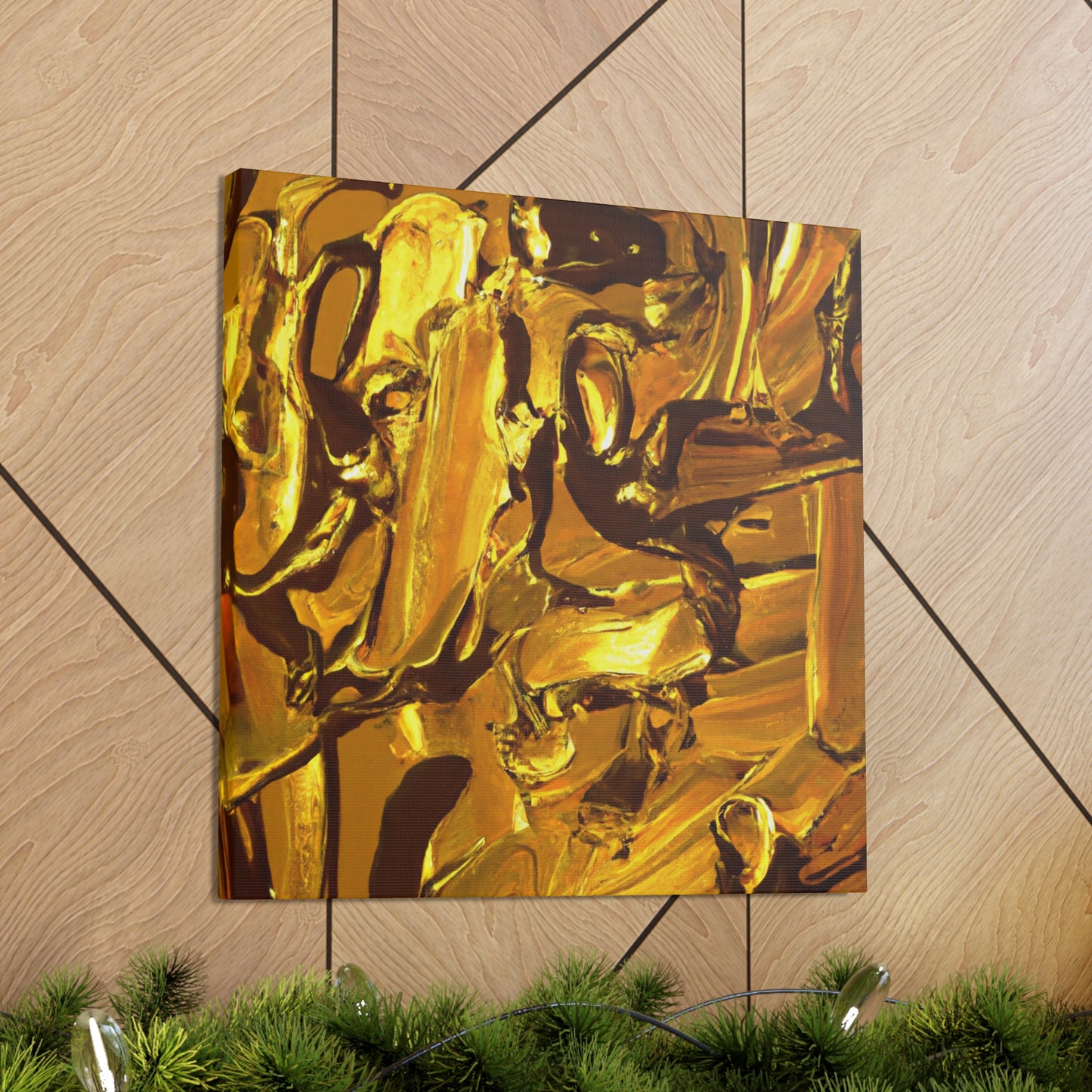 The Golden Grandeur of Queen Anne Thomasina - Canvas