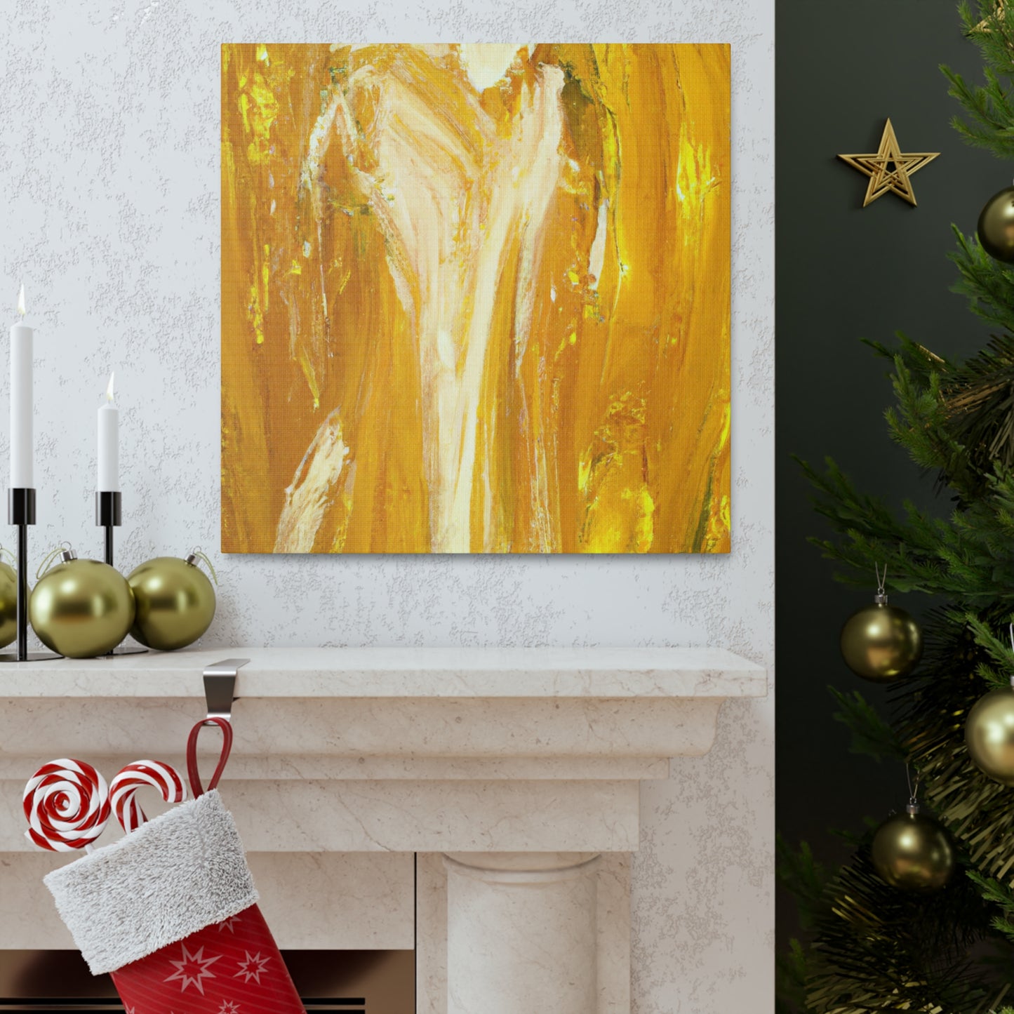 Glittering Goldena de la Reina - Canvas