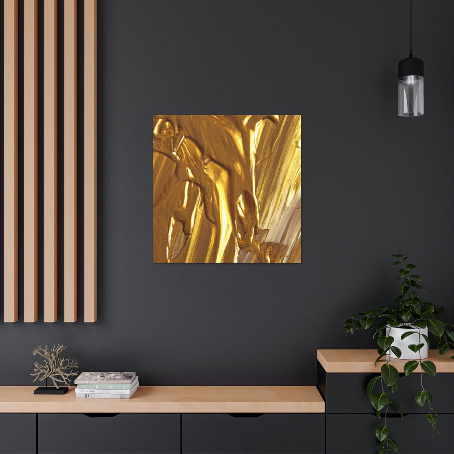 Gabrielle d'Or (meaning "Gold of Gabrielle") - Canvas