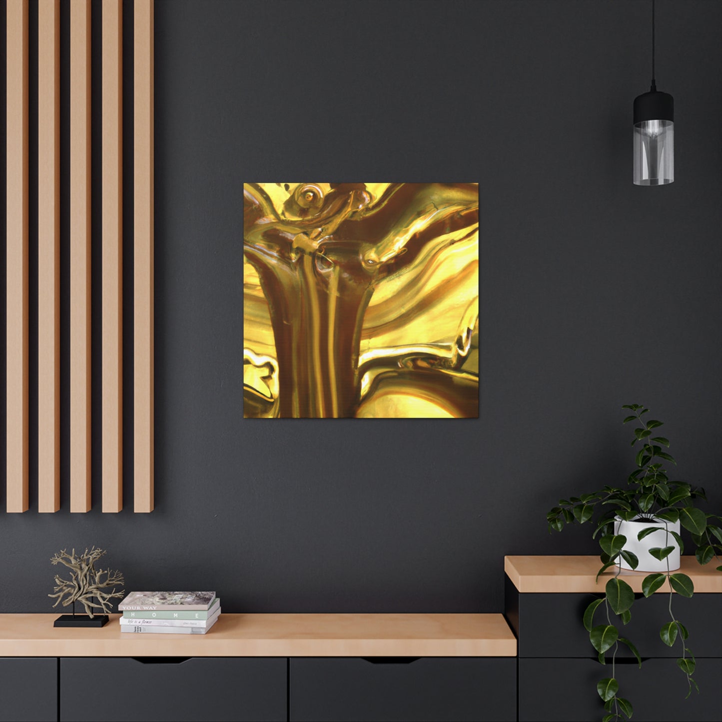 Mena Ariel, Golden Lady of the Arts - Canvas