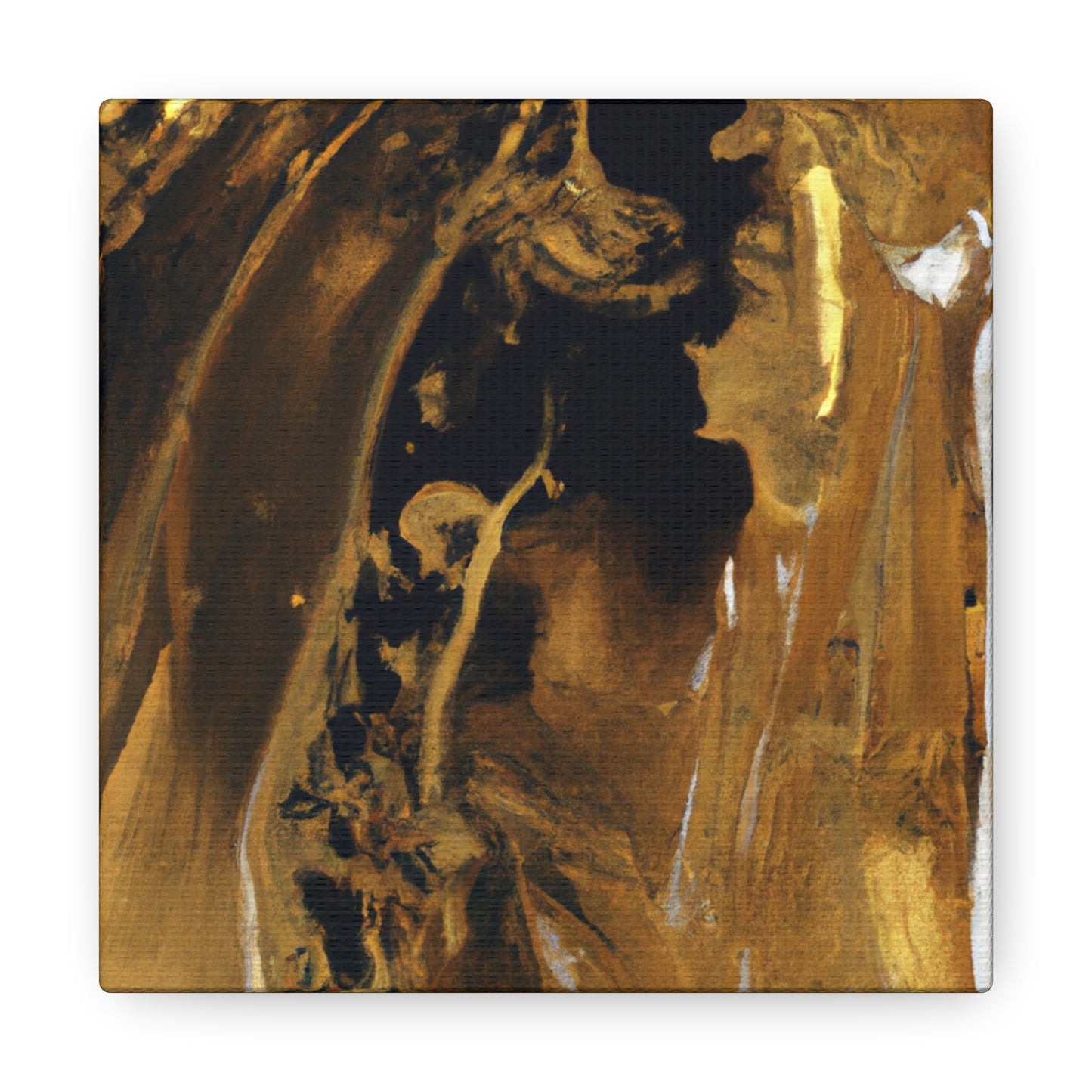 Lady Golden Grandeur - Canvas