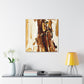 Golden Empress of Life and Luxury, Vanessa de Golden-Riches - Canvas