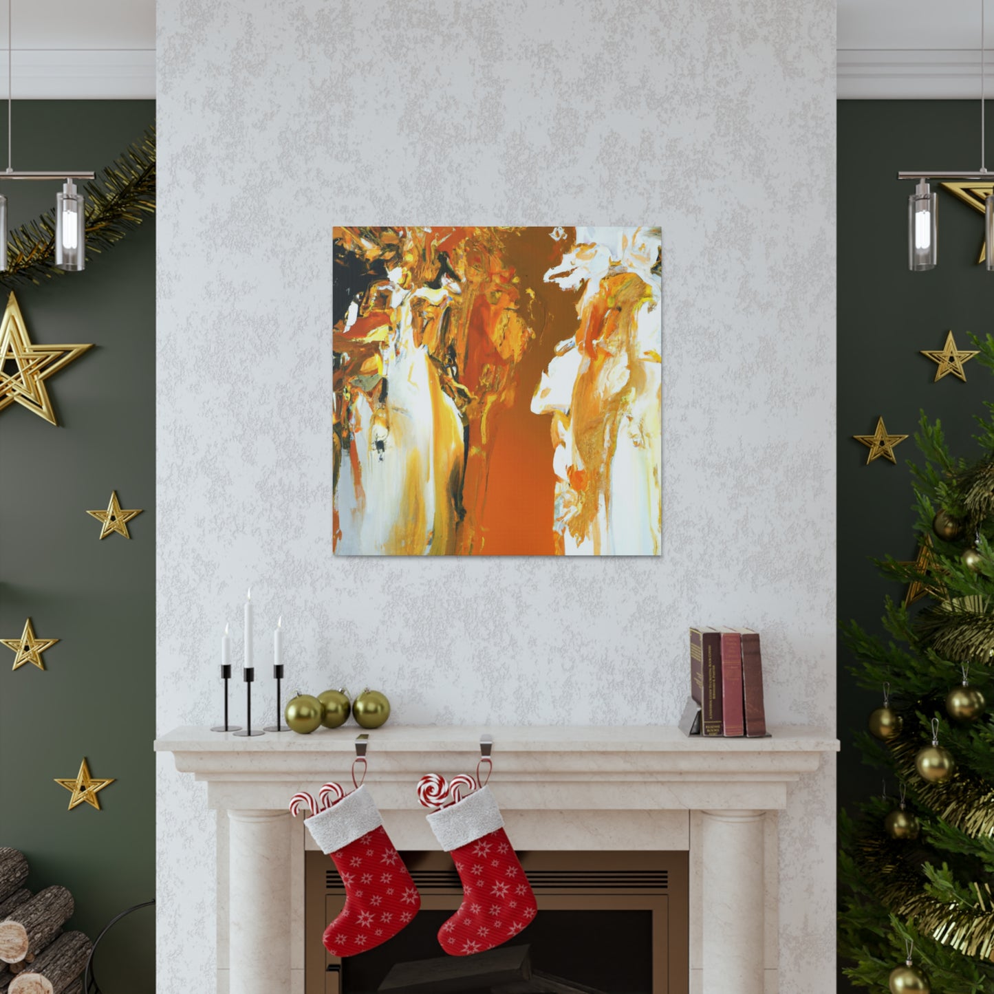 Glittering Gold Joysefiner - Canvas