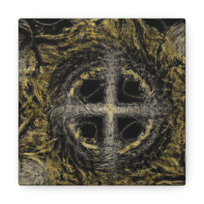 Francisco de Gothic Crosses - Canvas