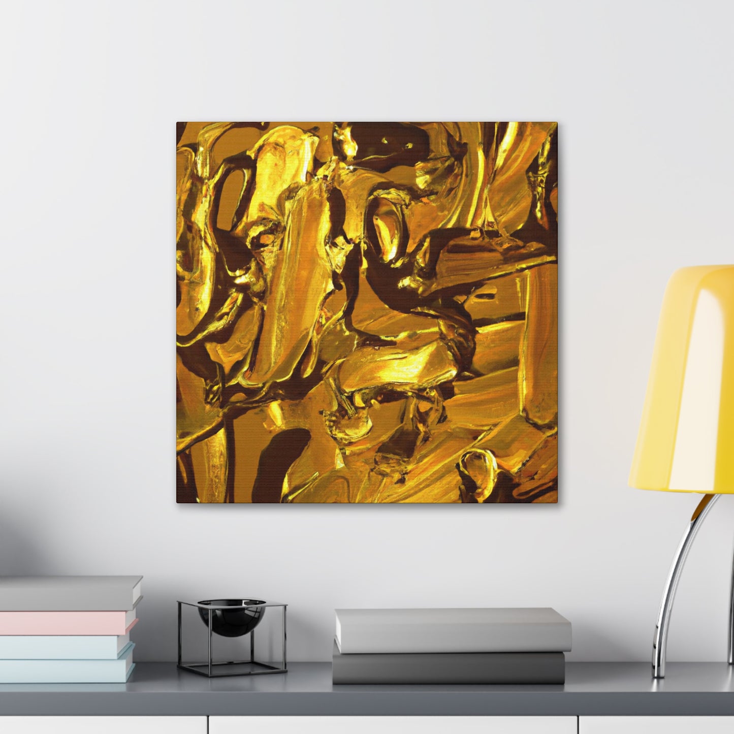 The Golden Grandeur of Queen Anne Thomasina - Canvas